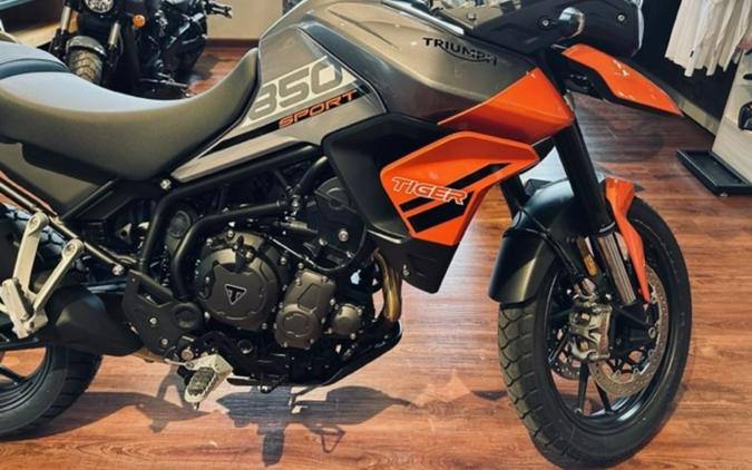 2023 Triumph Tiger 850 Sport Graphite/Baja Orange