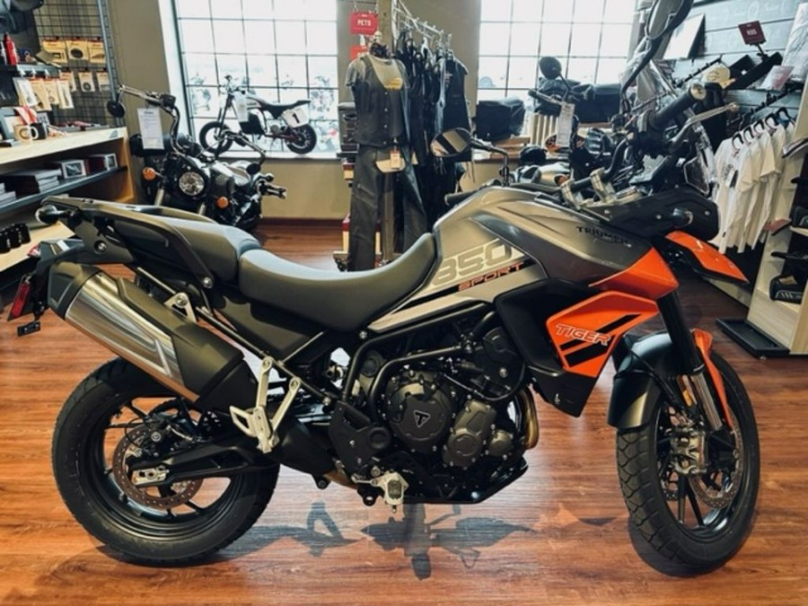 2023 Triumph Tiger 850 Sport Graphite/Baja Orange