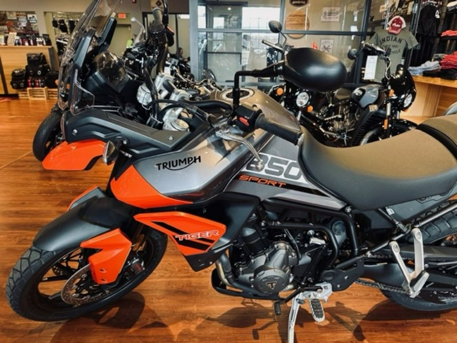 2023 Triumph Tiger 850 Sport Graphite/Baja Orange