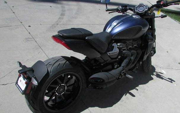 2025 Triumph Rocket 3 Storm R Satin Pacific Blue and Matte Sapp Storm R Sapphire BlackGranite