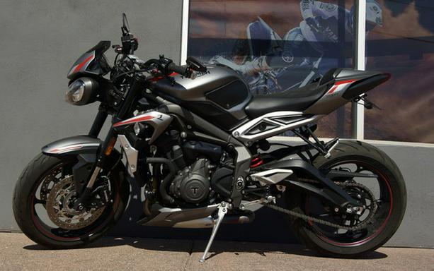 2022 Triumph Street Triple R Low Matte Silver Ice