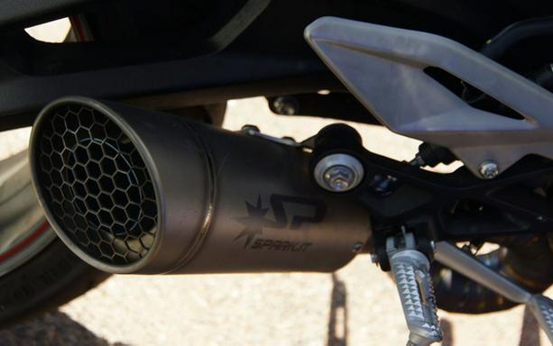 2022 Triumph Street Triple R Low Matte Silver Ice