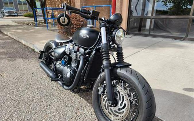 2019 Triumph Bonneville Bobber Black