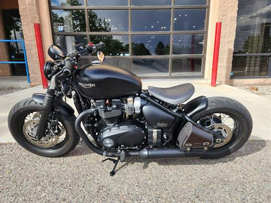 2019 Triumph Bonneville Bobber Black