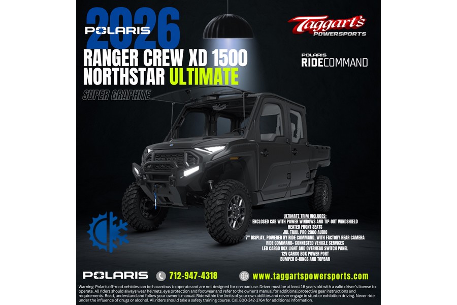 2026 Polaris Ranger® Crew XD 1500 NorthStar Edition Ultimate