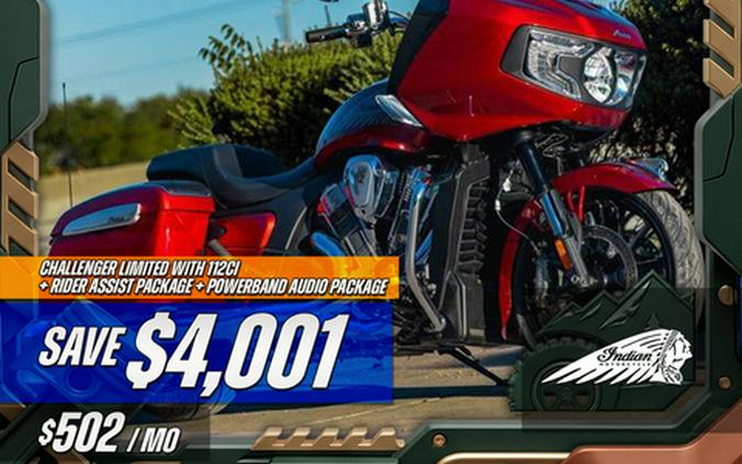 2025 Indian Challenger Limited 112 W/Powerband Audio