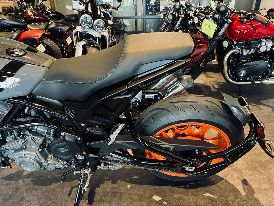 2023 Indian Motorcycle® FTR Stealth Gray/Orange Burst