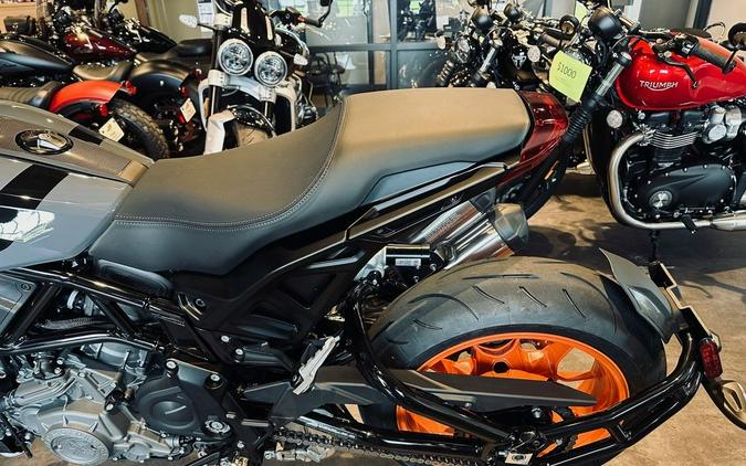 2023 Indian Motorcycle® FTR Stealth Gray/Orange Burst