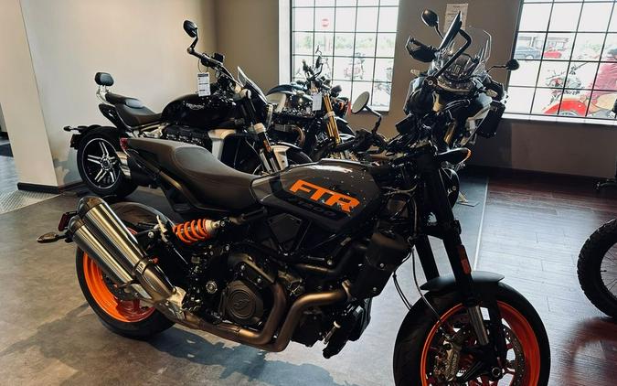 2023 Indian Motorcycle® FTR Stealth Gray/Orange Burst