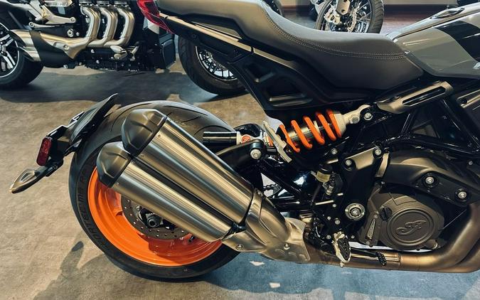 2023 Indian Motorcycle® FTR Stealth Gray/Orange Burst