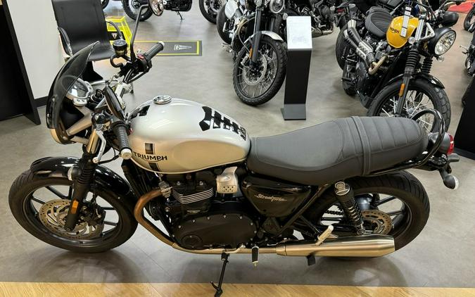 2018 Triumph Street Twin Aluminum Silver