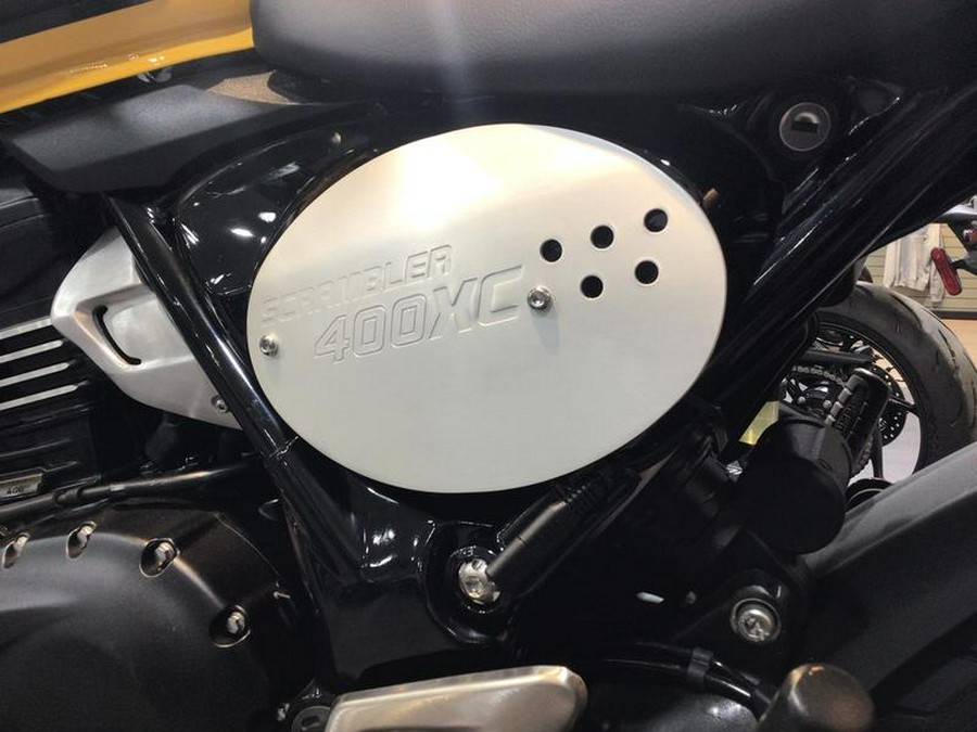 2026 Triumph Scrambler 400 XC Racing Yellow