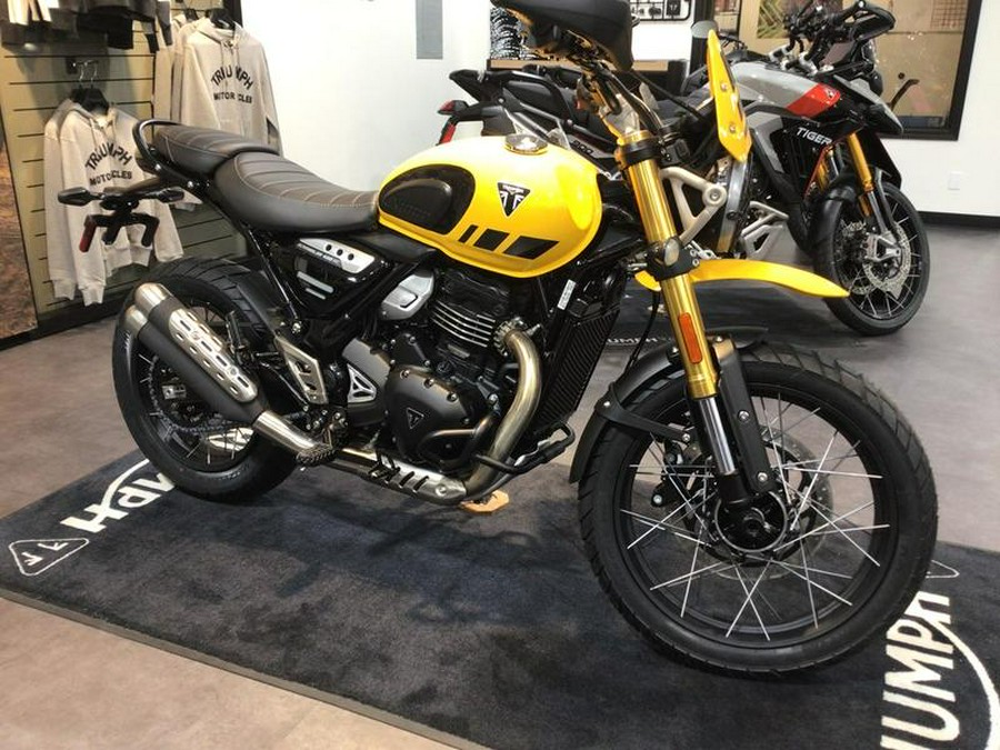 2026 Triumph Scrambler 400 XC Racing Yellow