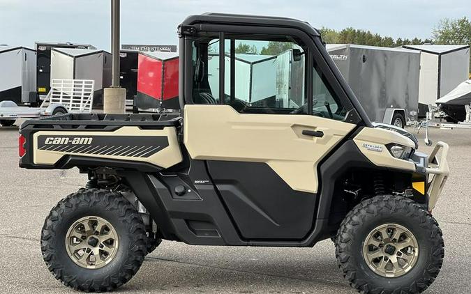 2024 Can-Am® Defender Limited HD10 Desert Tan & Timeless Black