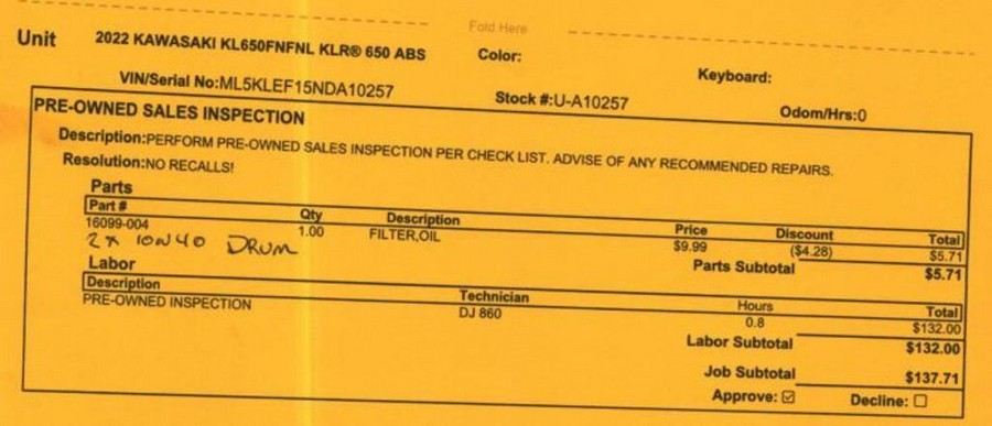 2022 Kawasaki KLR®650 ABS