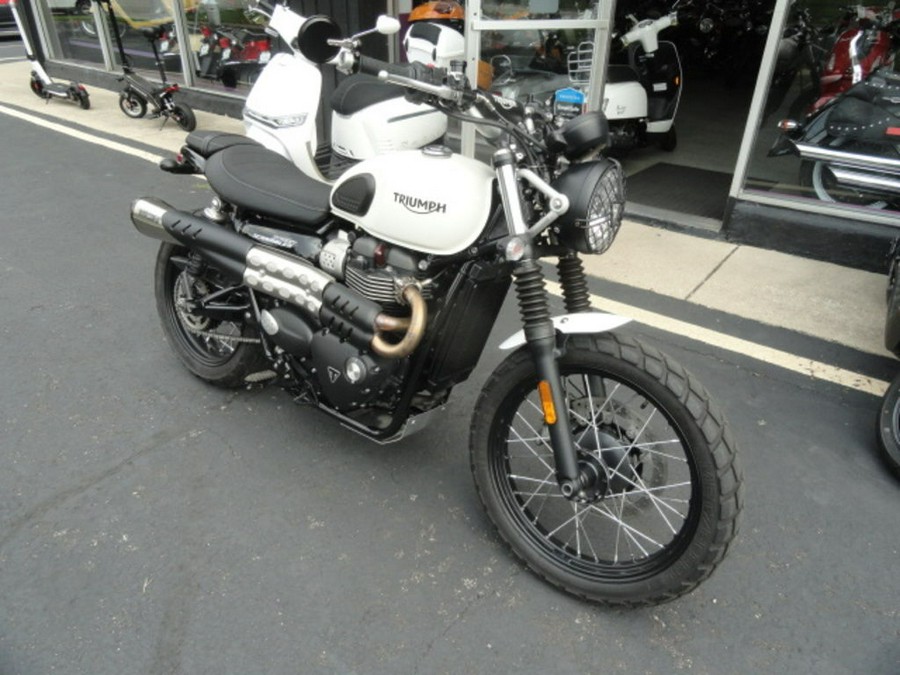 2019 Triumph Street Scrambler Fusion White