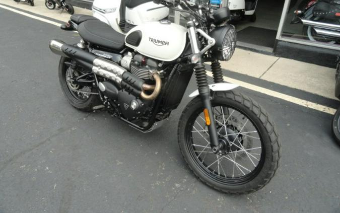 2019 Triumph Street Scrambler Fusion White