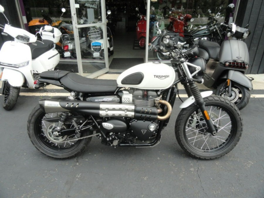 2019 Triumph Street Scrambler Fusion White