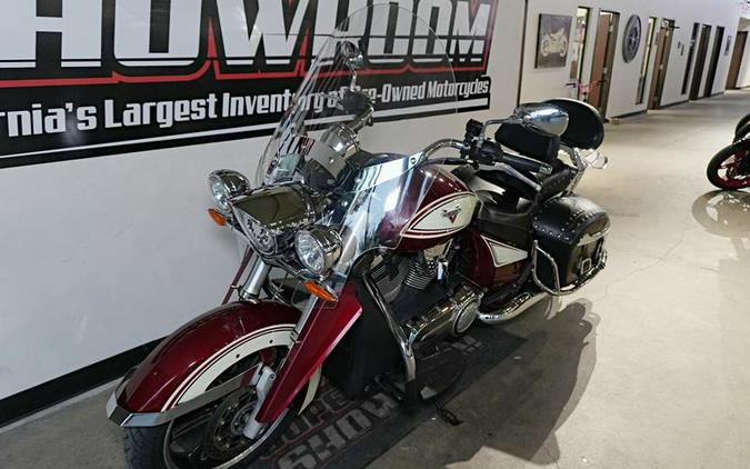 2013 Victory Motorcycles® Cross Roads Classic® Burgundy & Khaki W/ Graphics