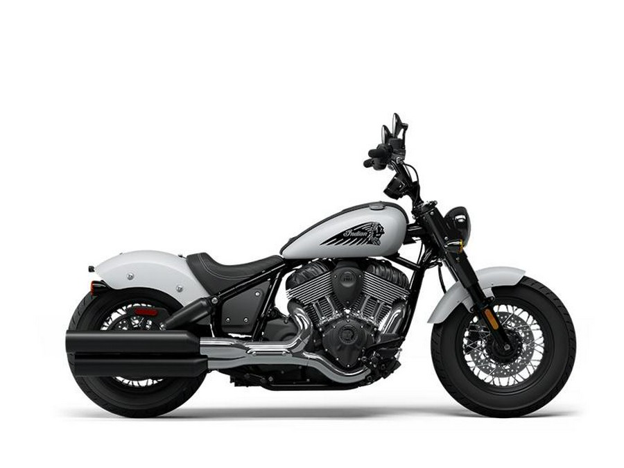 2024 Indian Motorcycle® Chief Bobber Ghost White Metallic Smoke