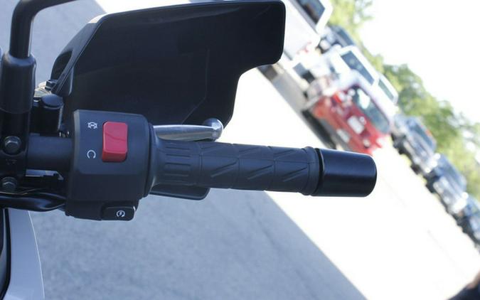 2025 Kawasaki KLR 650 Pearl Crystal WhiteMetallic Carbon Gray