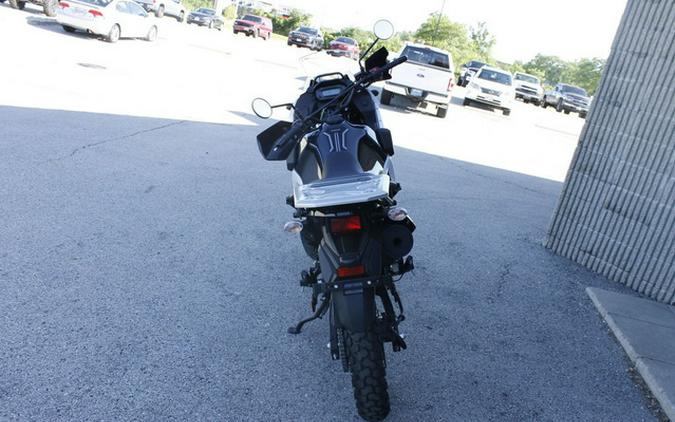 2025 Kawasaki KLR 650 Pearl Crystal WhiteMetallic Carbon Gray