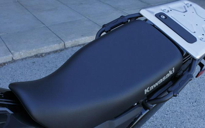 2025 Kawasaki KLR 650 Pearl Crystal WhiteMetallic Carbon Gray