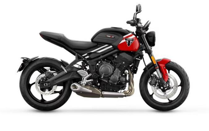 2025 Triumph Trident 660 Diablo Red/Sapphire Black