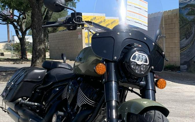 2025 Indian Motorcycle® Super Chief® Dark Horse® Moss Green