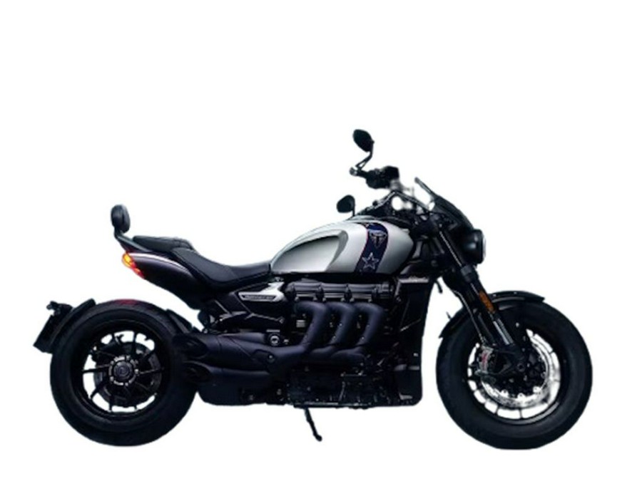 2025 Triumph Rocket 3 GT Evel Knievel Edition Chrome/Pure White