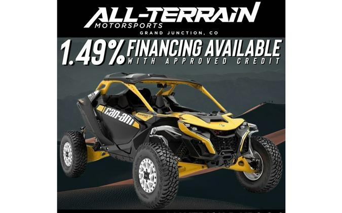 2024 Can-Am Maverick R X RS With Smart-Shox Black & Yellow.