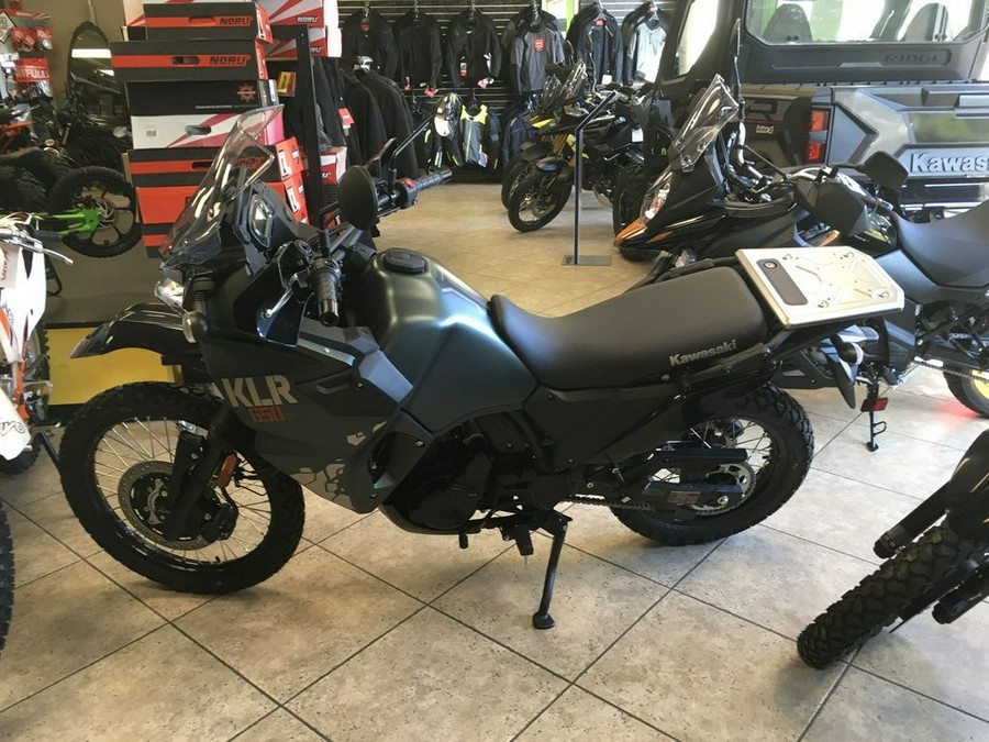 2025 Kawasaki KLR®650 S Metallic Matte Old School Green ABS