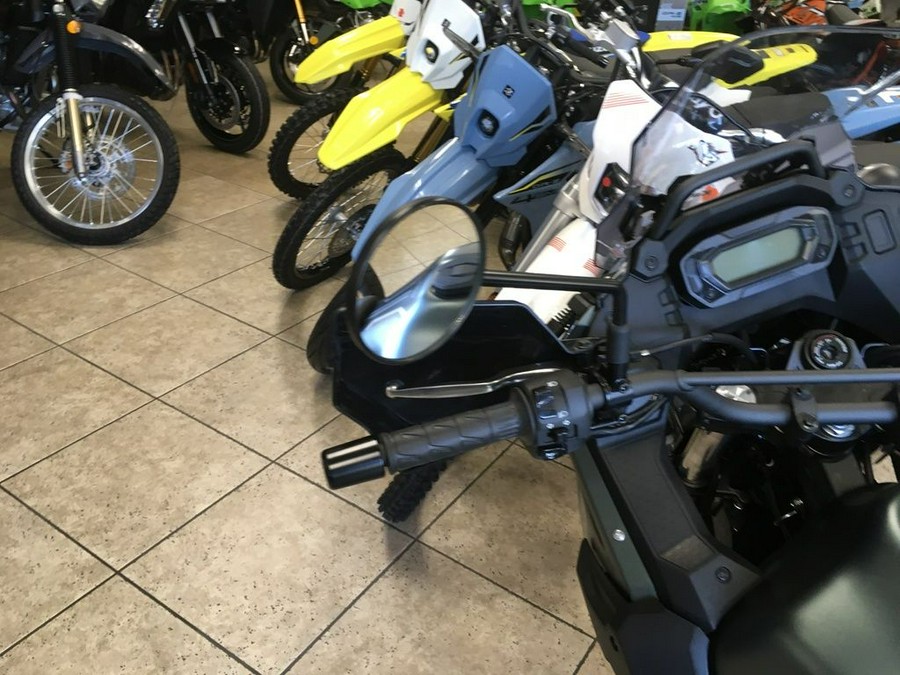 2025 Kawasaki KLR®650 S Metallic Matte Old School Green ABS