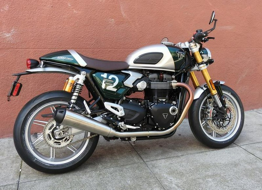 2027 Triumph Speed Twin 1200 Cafe Racer Aluminum/Competition Green