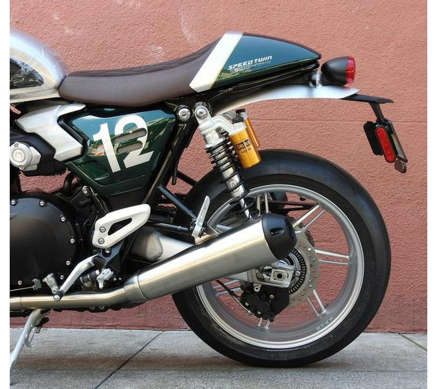 2027 Triumph Speed Twin 1200 Cafe Racer Aluminum/Competition Green