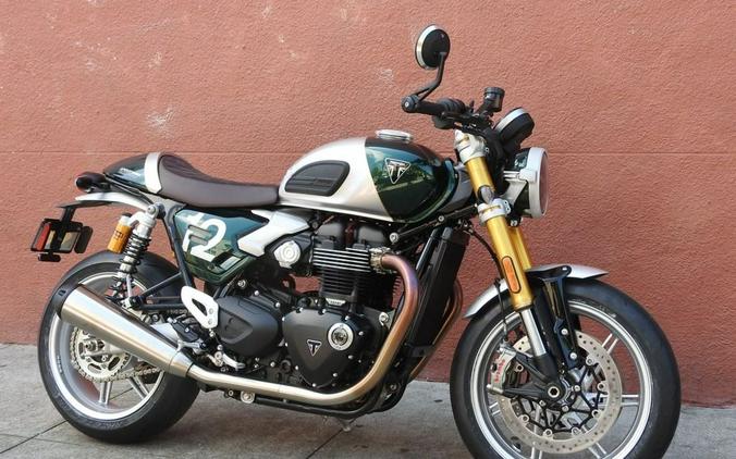2027 Triumph Speed Twin 1200 Cafe Racer Aluminum/Competition Green