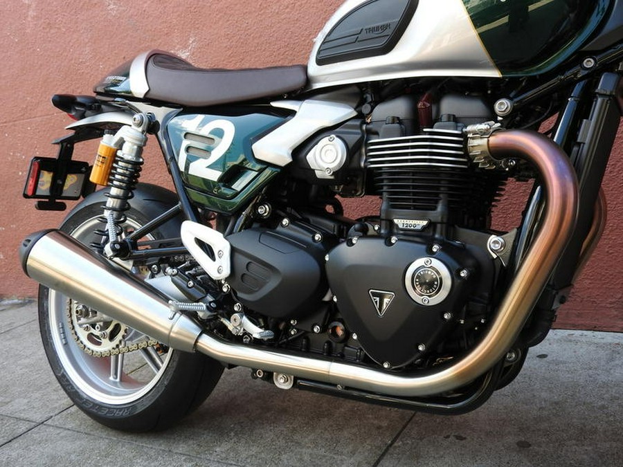 2027 Triumph Speed Twin 1200 Cafe Racer Aluminum/Competition Green