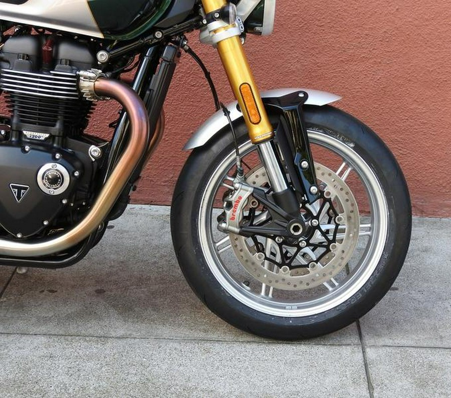2027 Triumph Speed Twin 1200 Cafe Racer Aluminum/Competition Green