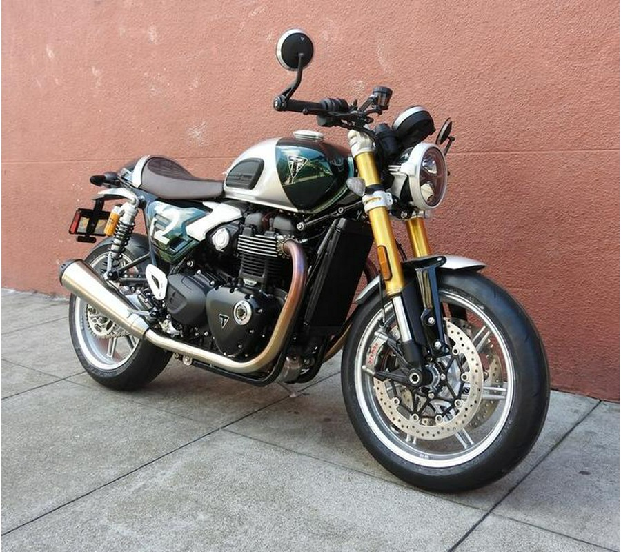 2027 Triumph Speed Twin 1200 Cafe Racer Aluminum/Competition Green