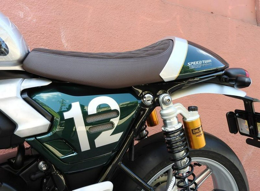 2027 Triumph Speed Twin 1200 Cafe Racer Aluminum/Competition Green