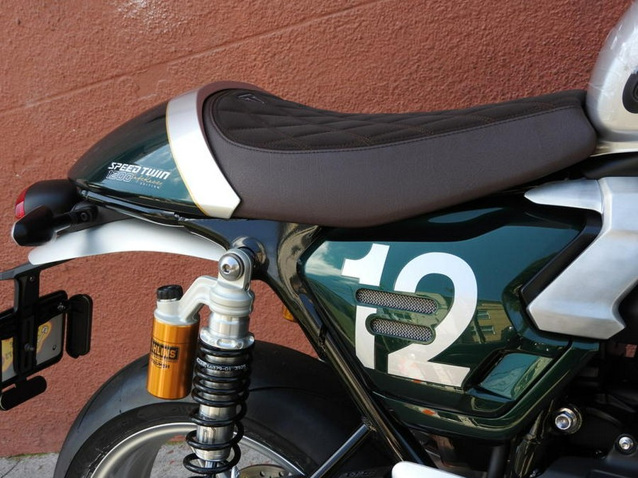 2027 Triumph Speed Twin 1200 Cafe Racer Aluminum/Competition Green