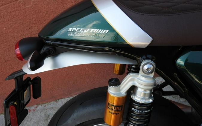 2027 Triumph Speed Twin 1200 Cafe Racer Aluminum/Competition Green