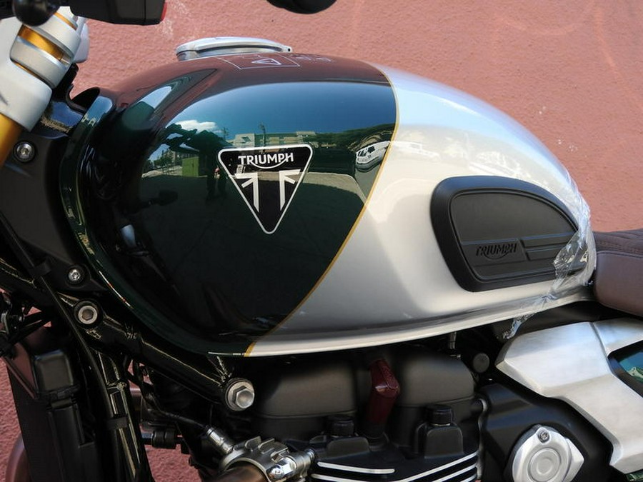 2027 Triumph Speed Twin 1200 Cafe Racer Aluminum/Competition Green