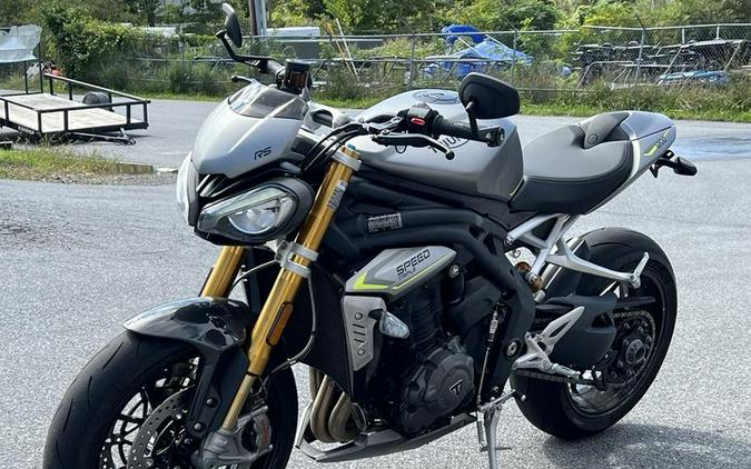 2022 Triumph Speed Triple 1200 RS Matte Silver Ice