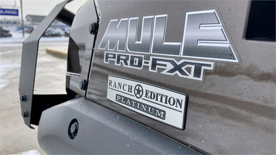 2023 Kawasaki Mule PRO-FXT Ranch Edition Platinum