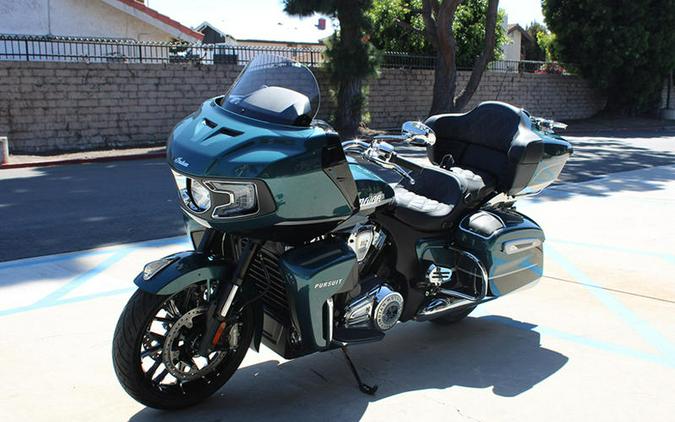 2026 Indian Motorcycle® Pursuit® Limited 112 w/PowerBand Audio Cascade Green with Black Metallic