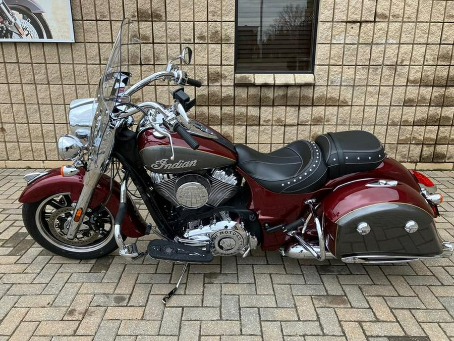 2020 Indian Motorcycle® Springfield® Burgundy Metallic / Titanium Metallic