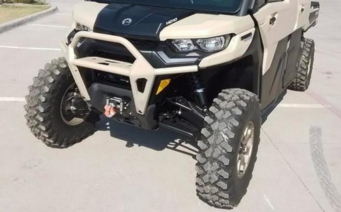 2025 Can-Am Defender MAX Limited HD10 Desert Tan & Stealth Bla