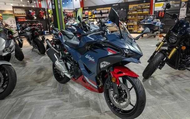 2026 Kawasaki Ninja 500 ABS Metallic Matte Twilight Blue