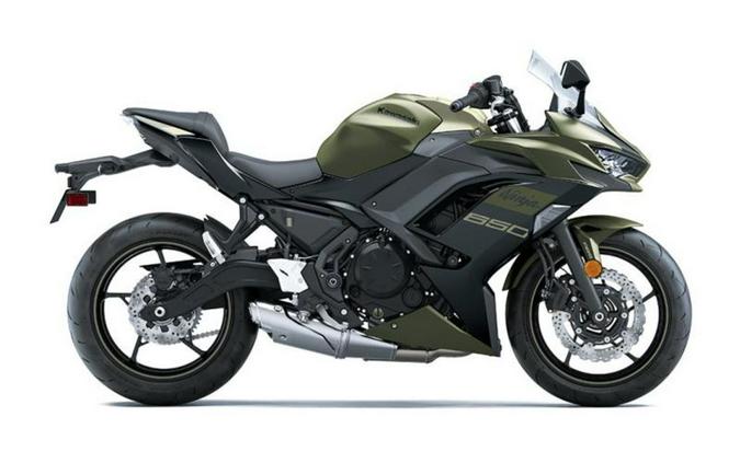 2024 Kawasaki Ninja® 650 ABS Metallic Covert Green/Metallic Spark Black